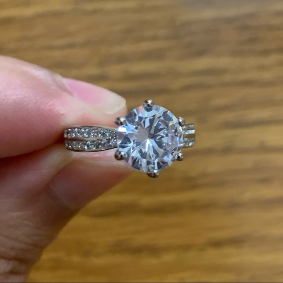 SOLD❗️3ct 925 Diamond Band Ring Size 7 - Picture 10 of 14